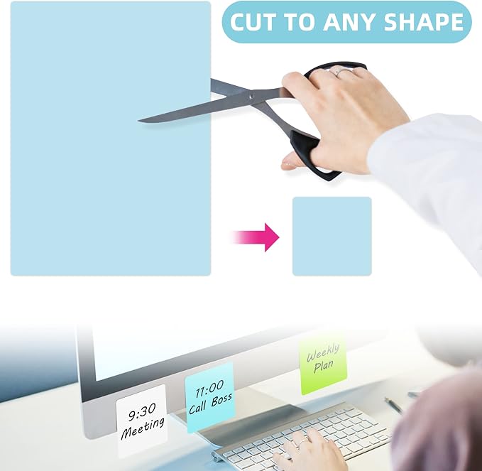 Dry Erase Board Sticker- Whiteboard Stickers-8.27''x11.69'' Removable Dry Erase - Image 4
