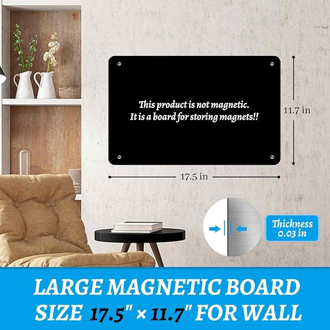 Magnetic Board 17.5" X 11.7" Magnet Board - Image 2