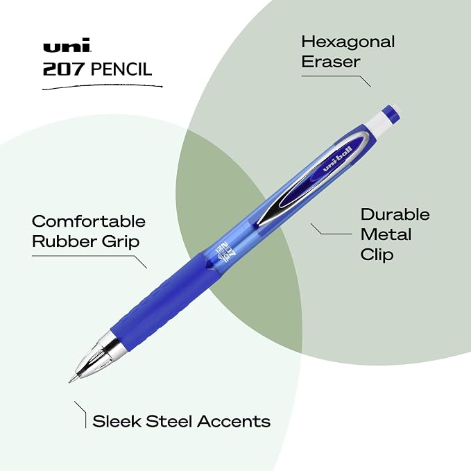 uniball 207 Mechanical Pencil Starter Kit, HB #2, 2 Pack - Image 3