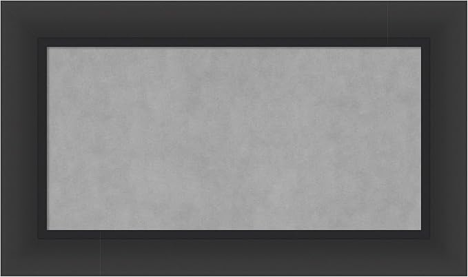 Amanti Art Black Framed Magnetic Board 17x29 Small Vision Board by AmantiArt