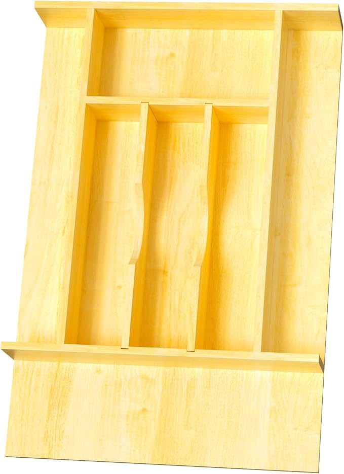 Evjocoh Silverware Drawer Organizer Wood by Evjocoh