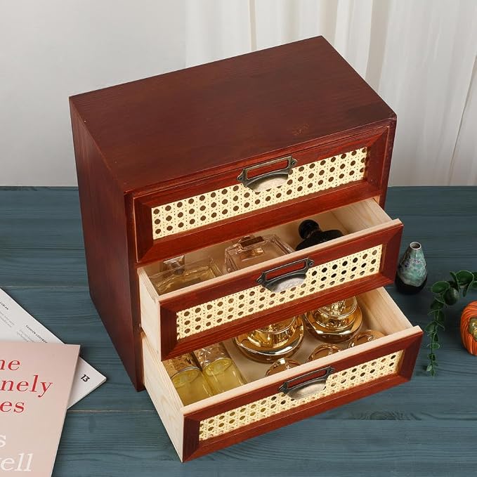 GoooodGIFT Desktop Drawers Organizer Card Catalog Drawer Card Cabinet Small - Image 5