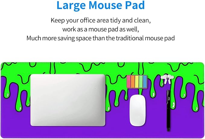 Gaming Mouse Pad Abstract Dripping Design Desk Mat Desk Pad Large Gaming Mouse - Image 5