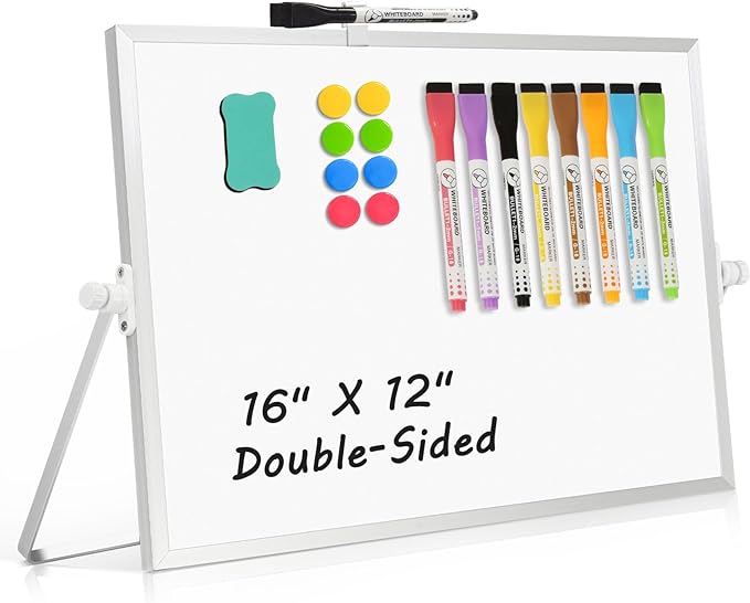 Double-Sided Magnetic White Board by AMUSIGHT