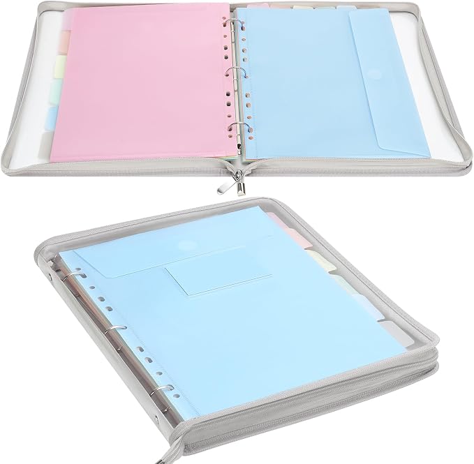 Uquelic Document Organizer, Soft PVC Binder - Image 8