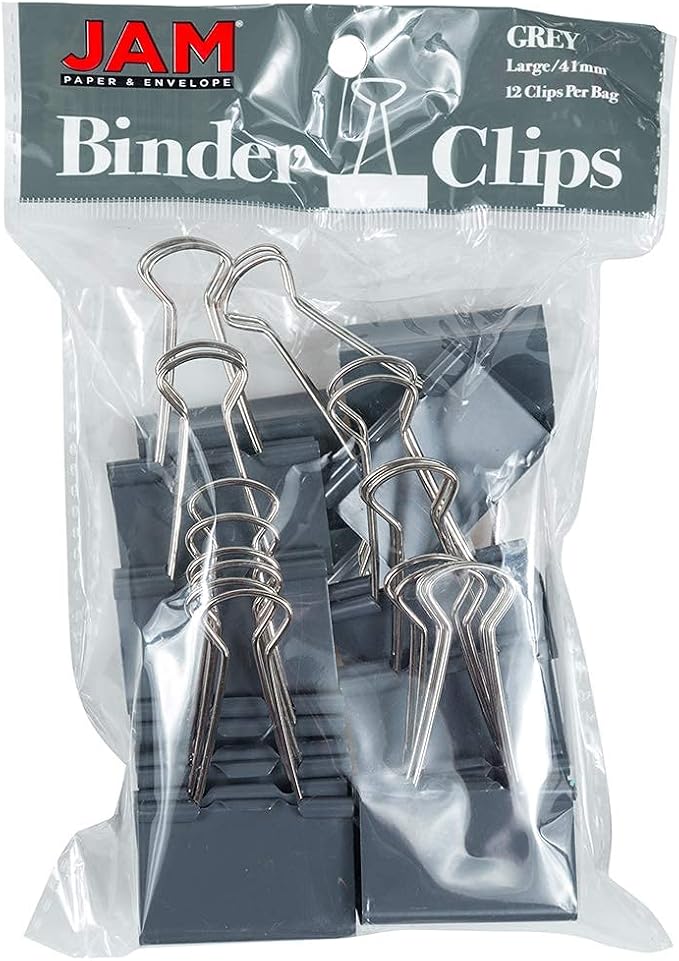 JAM PAPER Colorful Binder Clips - Image 7