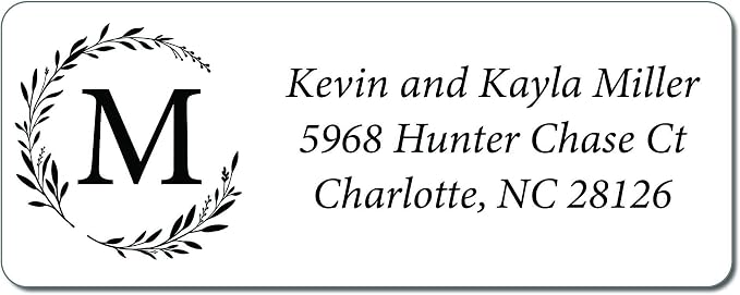 Personalized Return Address Labels Simple by GlitterOwl
