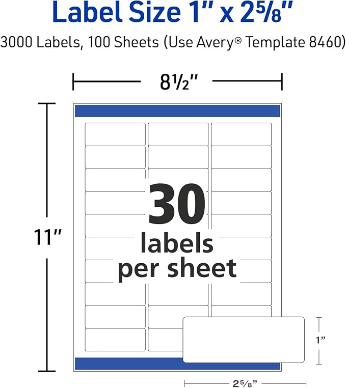 Avery Easy Peel Printable Address Labels - Image 5