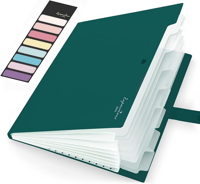 Sooez Accordion File Organizer, Letter Size Expanding File Folder by Sooez
