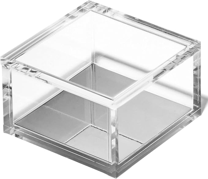 OfficeGoods Acrylic Desk Organizer w/Silver Base – Functional & Elegant Odds & - Image 3