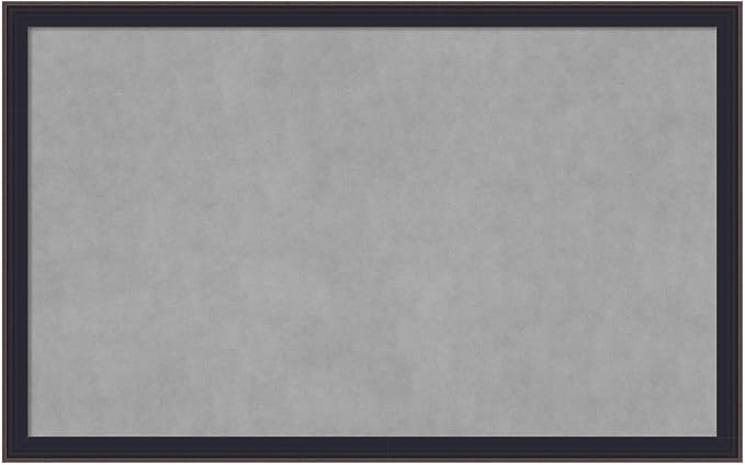 Amanti Art Black Framed Magnetic Board 27x43 Large Vision Board by AmantiArt