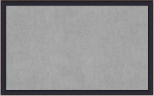 Amanti Art Black Framed Magnetic Board 27x43 Large Vision Board by AmantiArt