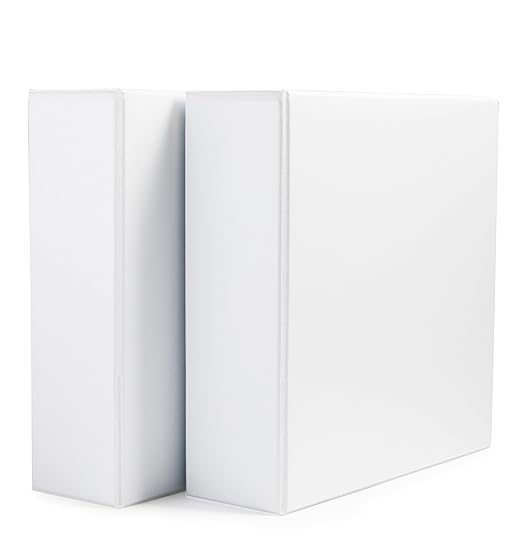 Amazon Basics 3 Ring Binders, 3 Inch D-Ring Organizer by AmazonBasics
