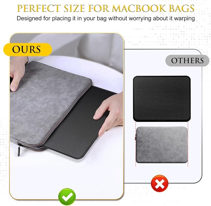 JIKIOU 3 Pack Mouse Pad with Stitched Edge, Comfortable Mouse Pads with - Image 5