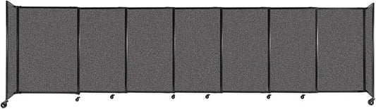 Versare Straightwall Sliding Portable Wall Partition | Freestanding Office by VERSARE