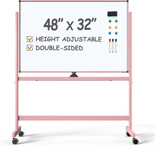 TSJ OFFICE Large Rolling Whiteboard by TSJOFFICE