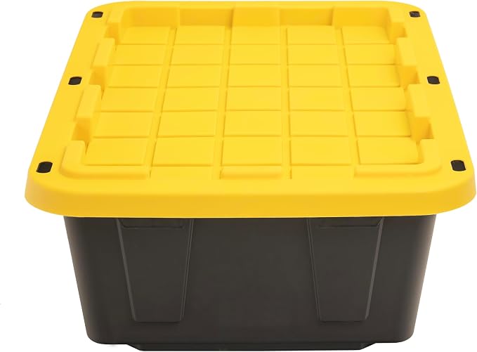 CX BLACK & YELLOW�, 15-Gallon Heavy Duty Tough Storage Container & Snap-Tight - Image 8