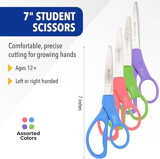 Westcott GEM Crystal-Design Scissors - Image 2