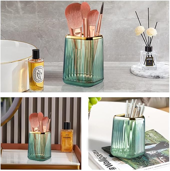 Pen Holder for Desk, Plastic Pencil Holder, Makeup Brushes Cup, Pen Cup Pencil - Image 7