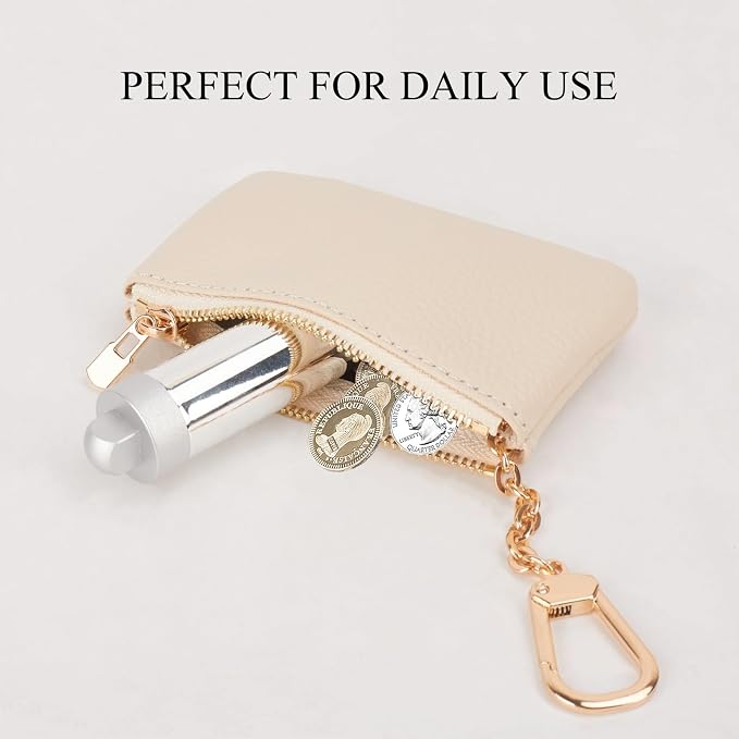 Full Grain Leather Coin Purse - Image 6