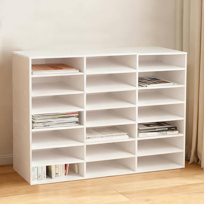 TUSAUW Literature Organizer, 21 Compartments Classroom Mailbox, Desktop File - Image 7
