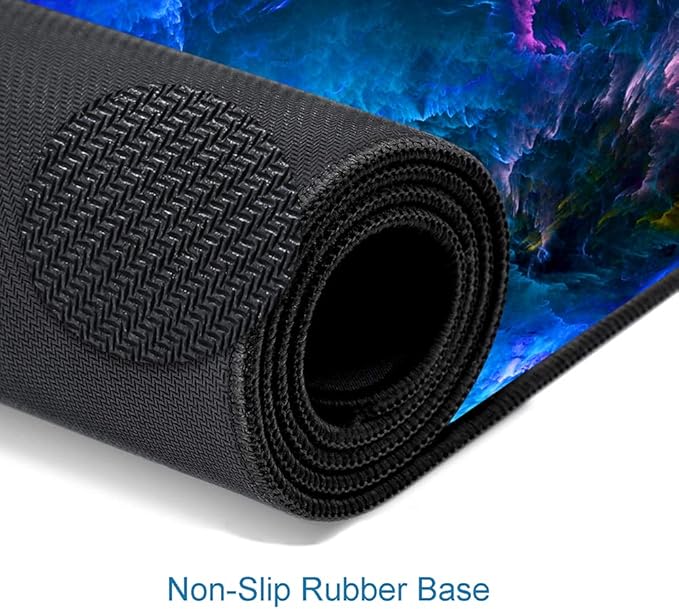 Gaming Mouse Pad, Large Non-Slip Rubber Base Mousepad, Keyboard Mouse Mat - Image 4