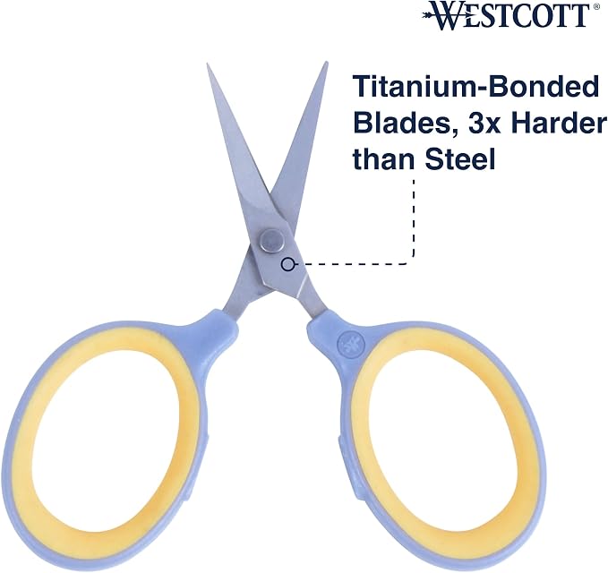 Westcott 2.5" Fine-Tip Craft Scissors - Image 2
