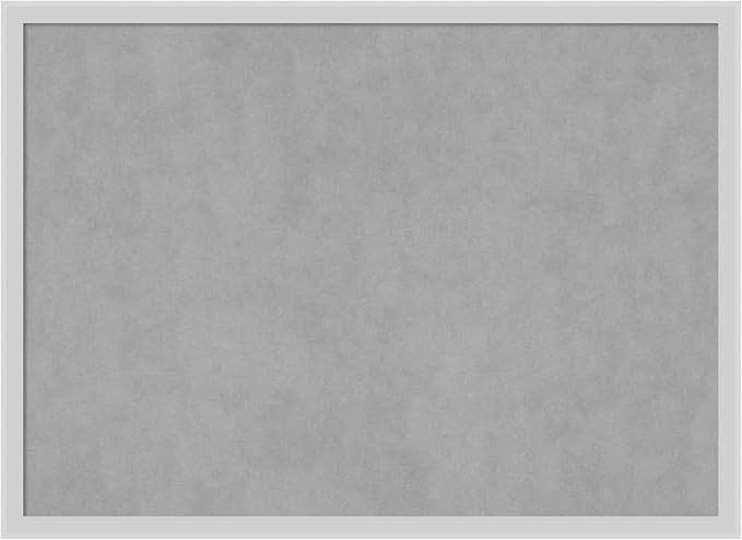 Amanti Art Silver Framed Magnetic Board 21x29 Medium Vision Board by AmantiArt