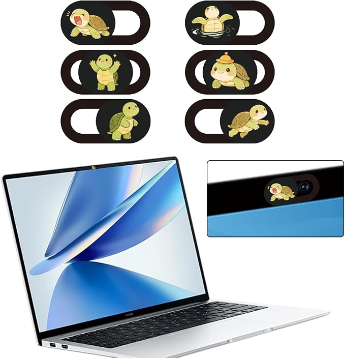 6Pcs 6 Styles Turtle Camera Cover Slide Cute Privacy Guard Accessories - Image 8