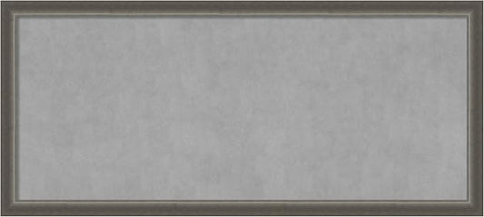 Amanti Art Silver Framed Magnetic Board 23x51 Oversize Vision Board by AmantiArt