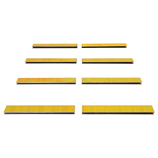 18 Gauge 1/4" Narrow Crown Staples 5/8" Leg Galvanized 5000 Pack by SimCos