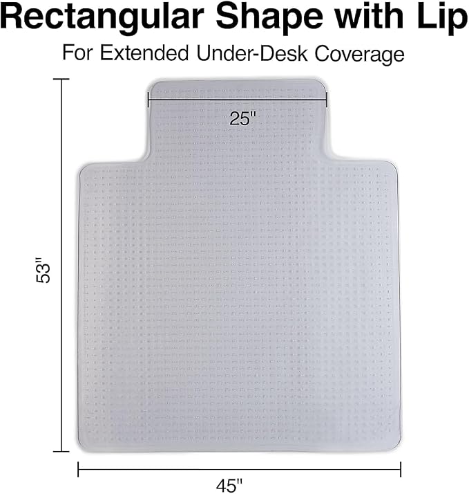 Staples Carpet Chair Mat with Lip - Image 5