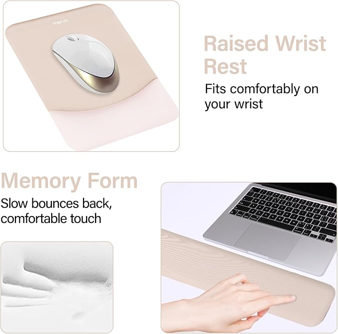 MOSISO Keyboard Mouse Pad Set, Large Gaming Mouse Pad&Rectangular Keyboard - Image 5