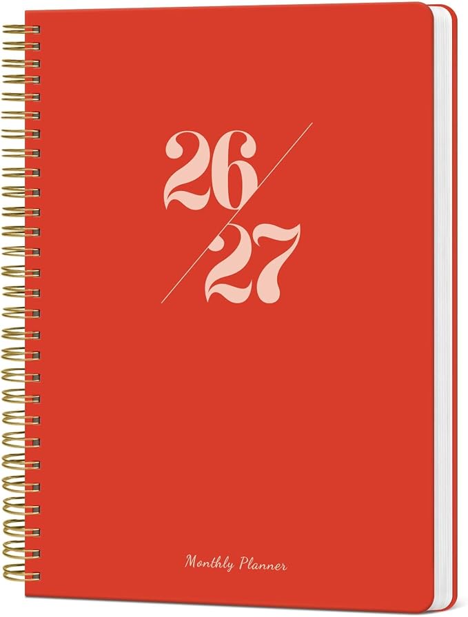 Monthly Planner 2026-2027, 18 Months Calendar Planner 2026-2027, Runs from July by Taja