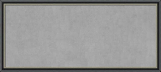 Amanti Art Black Framed Magnetic Board 23x51 Oversize Vision Board by AmantiArt