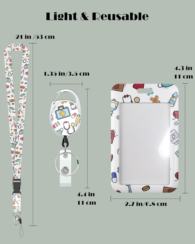 Uniclife Nurse Badge Holder Sliding Badge Holder - Image 4