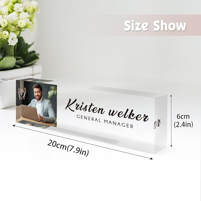 Desk Name Plate Personalized, Custom Name Plates - Image 6