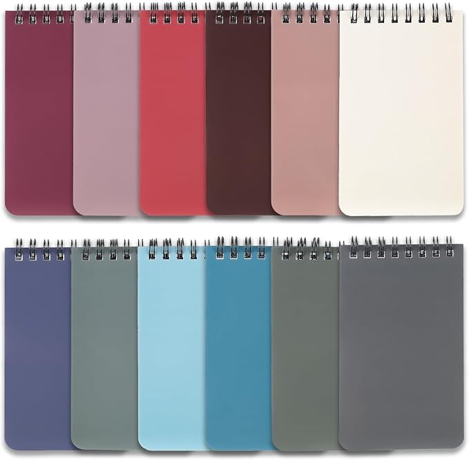 QiCheng Pocket Notebook Mini Notepad Small Spiral Notebooks 3X5Inch | by Thegoodlifeisuptoyou