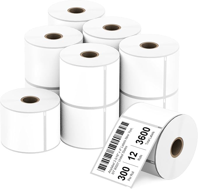 Compatible 2-5/16" x 4" Direct Thermal Labels Replacement by Anylabel
