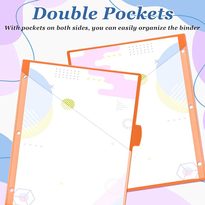 Epakh 12 Pcs Binder Dividers for 3 Rings Binders Index Dividers - Image 3