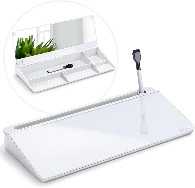 Varhomax Glass Desk Whiteboard by Varhomax