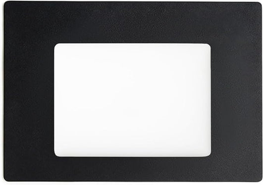 Leatherology Premium Black Full Grain Leather Modern Conference Pad – Slim Desk by Leatherology