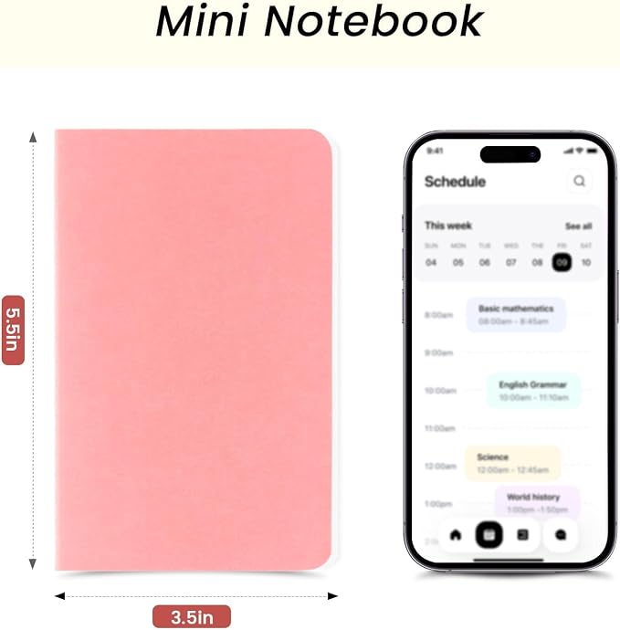 Oucaru 32PCS Mini Notebooks Bulk, 3.5" x 5.5", 16 Color, 60 Pages Blank Paper - Image 2