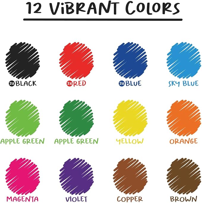 Chalkola Dry Erase Markers Chisel Tip | Dry Erase Pens - Image 9