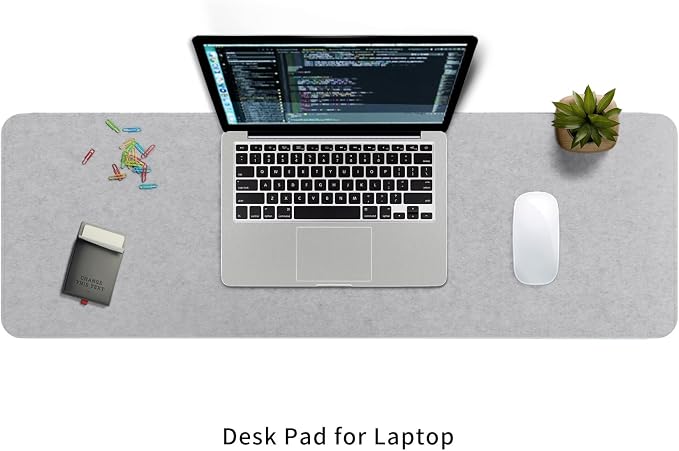DawnTrees Felt Desk Pad, Keyboard Mat, Large Felt Mouse Pad, Computer Desk Mat - Image 8