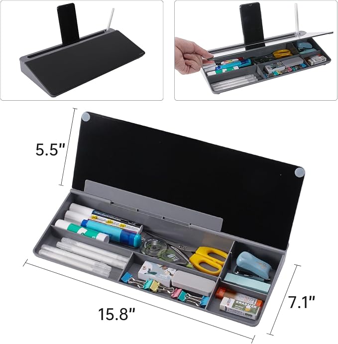 TSJ OFFICE Desktop Whiteboard Dry-Erase-Board - Image 4