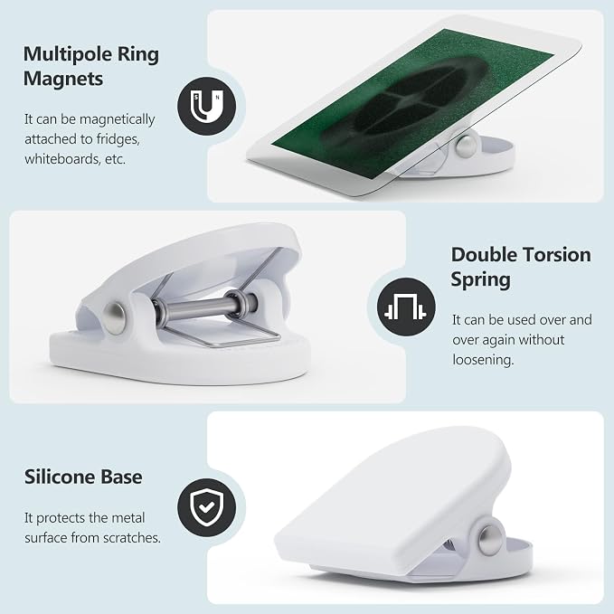 SMART&COOL 8 Pack 1.16 Inches Anti-Scratch Magnetic Clips - Image 3