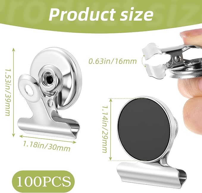 100 Pack Strong Magnetic Clips - Image 2