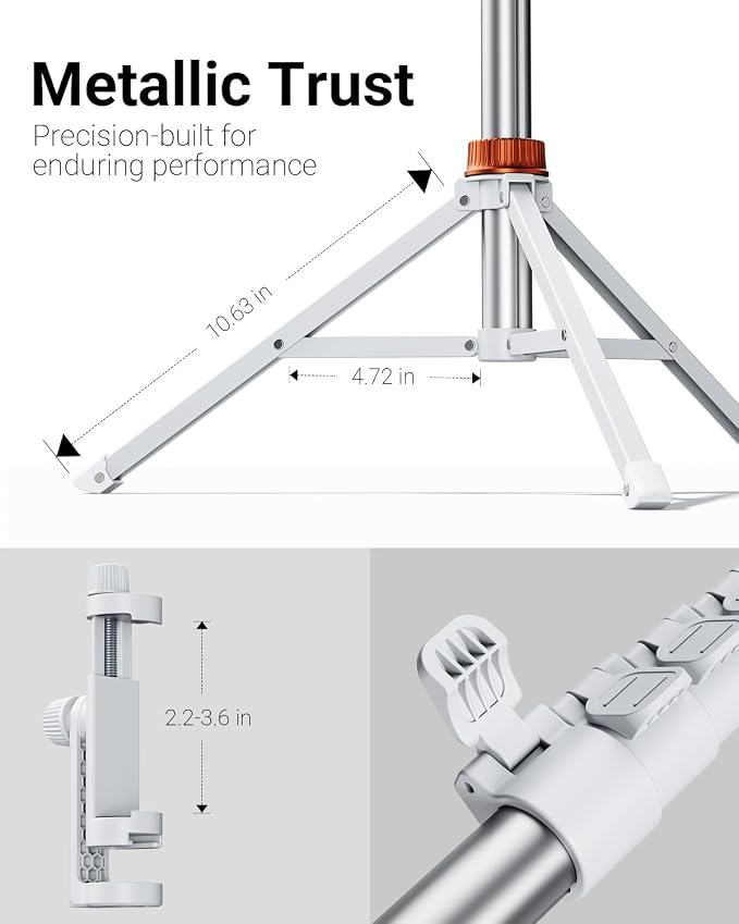 VIMOSE 66" Phone Tripod, Tripod - Image 2