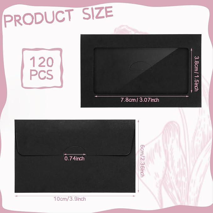 120 Packs Gift Card Envelopes Sleeves Credit Card Size - Image 6